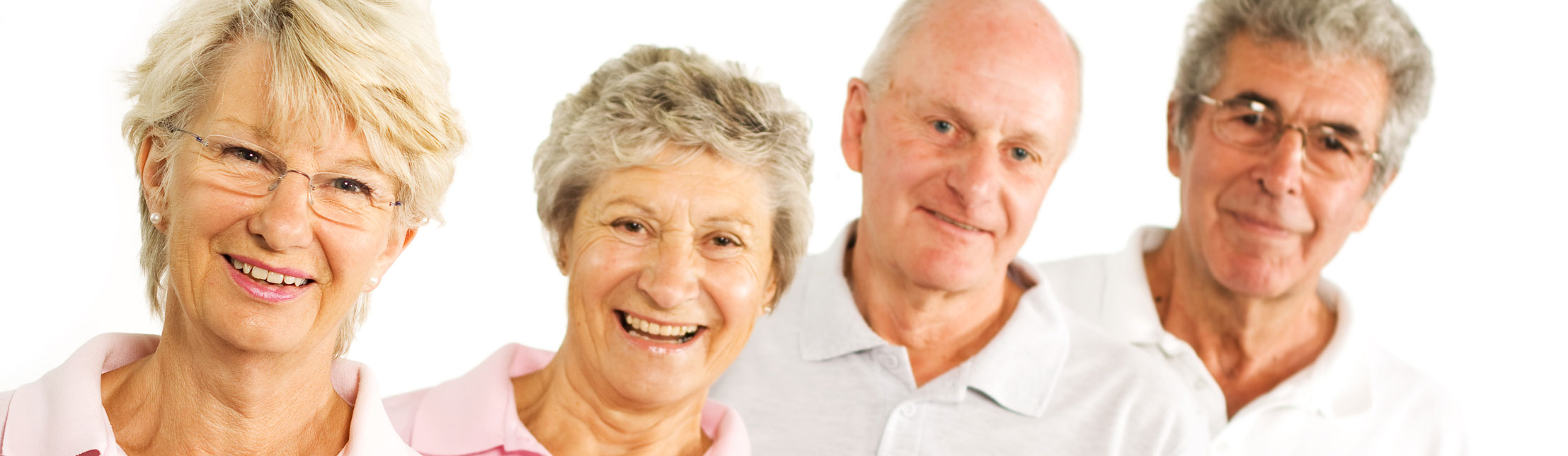 group of happy older people